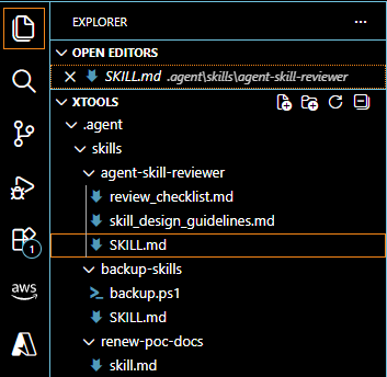 Skill 資料夾結構